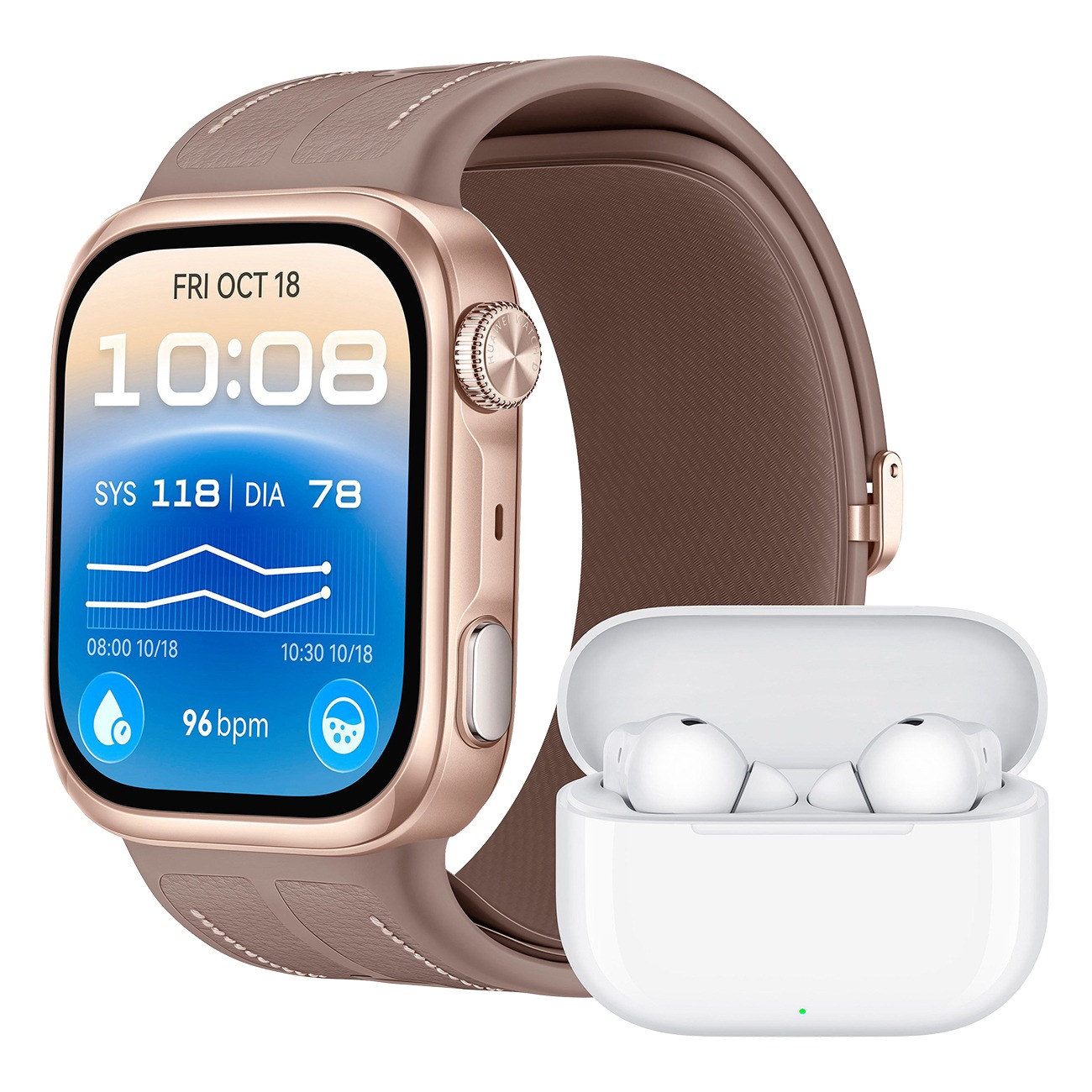 Huawei Gold Watch D3 Smartwatch Bundle Ekg Ambulante Uhr Gesundheitstracking - Image 5