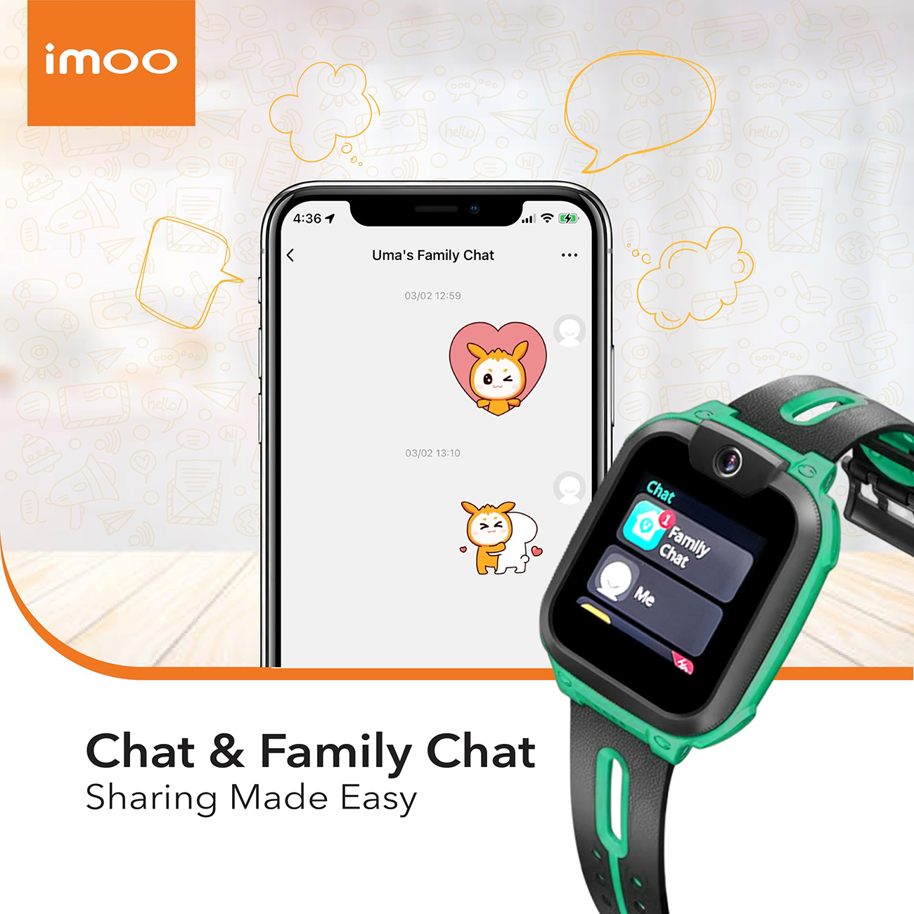 imoo Z1 Kinder-Smartwatch HD-Videocall, Telefon, GPS, wasserdicht